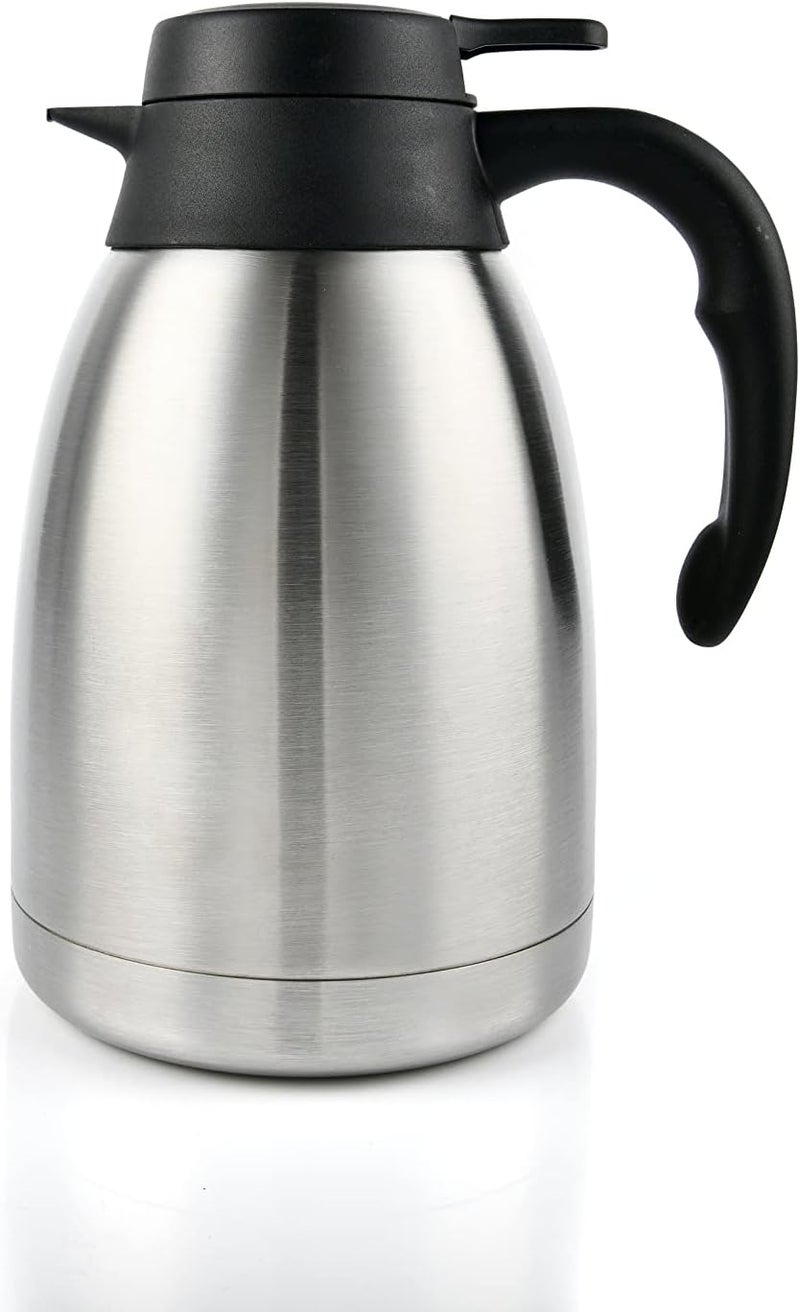 Heritage66 Thermal Coffee Carafe -Triple Wall Vacuum insulated Flask- keeping Beverages Hot for 12 hours /24 hours cold Tea, Water, and Coffee Dispenser (1.5 Liter/50 Oz) - Image 1